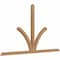 Ekena Millwork Richland Timber Gable Bracket, Western Red Cedar, 108"W x 63"H x 3 1/2"D x 3 1/2"F, 14/12 Pitch GBW108X63X0404RIC00SWR - alternate 4